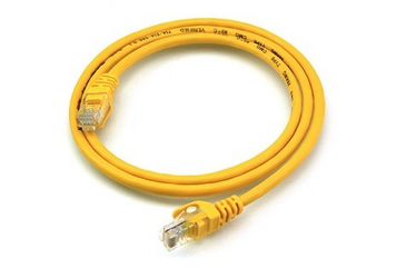 Кабель сетевой NW103 Cat 5e UTP Lan Cable 5m Yellow (патчкорд) (11233) MB-82350 фото