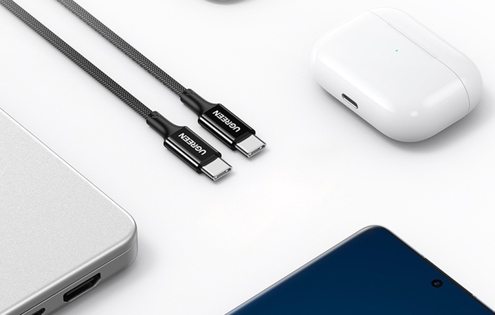 Кабель USB-C to USB-C Silicone Fast Charging Cable 1m чорний (15275) MB-93928 фото