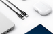 Кабель USB-C to USB-C Silicone Fast Charging Cable 1m чорний (15275) MB-93928 фото 2