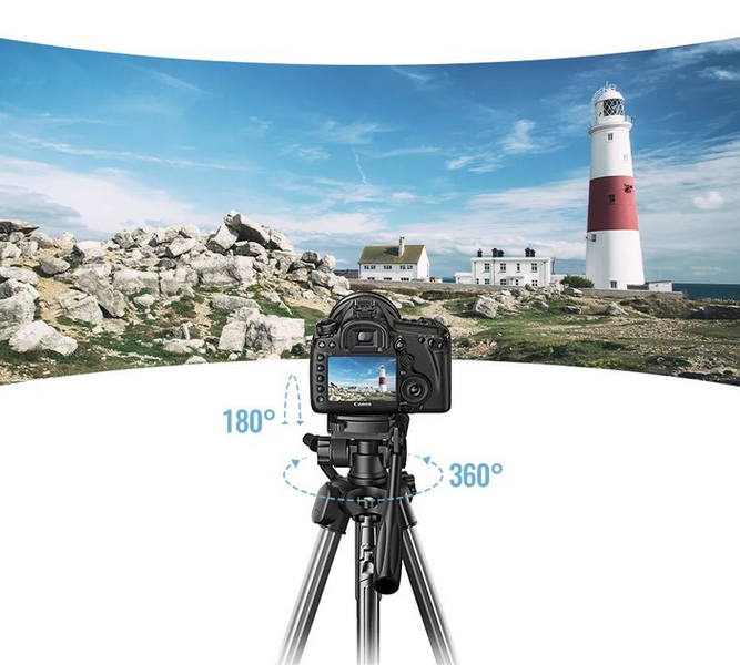 Штатив Professional Tripod LP661 для смартфона/камеры DSLR 175 см серый (15187) MB-93952 фото