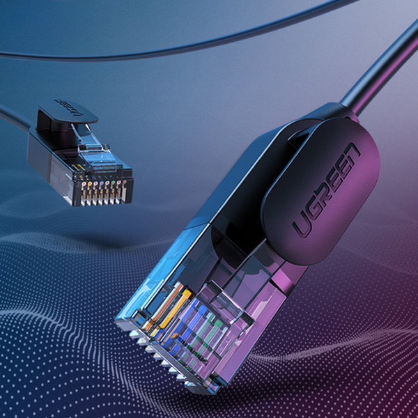 Кабель сетевой NW122 CAT 6A Pure Copper Ethernet Cable OD2.8 3m (черный) (70653) MB-86028 фото