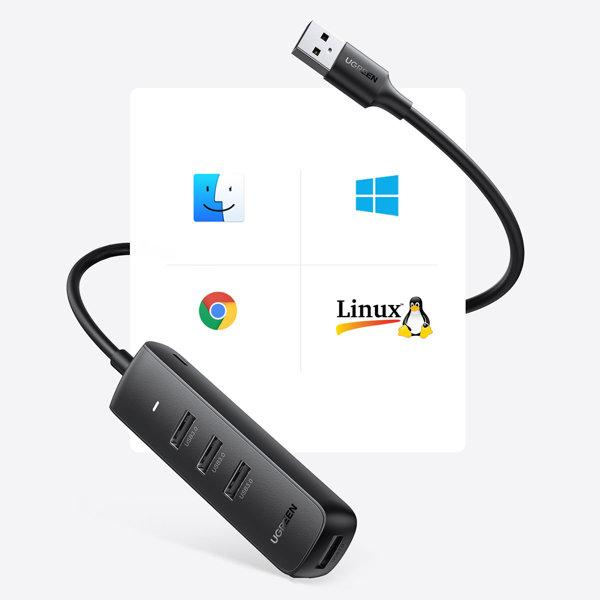 Хаб CM416 USB 3.0 4-Port Hub 1m черный (80657) MB-87693 фото