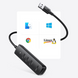 Хаб CM416 USB 3.0 4-Port Hub 1m черный (80657) MB-87693 фото 4