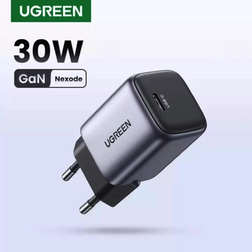 СЗУ CD319 USB-C GaN Fast Charger 30W EU (серый) (90666) MB-94068 фото