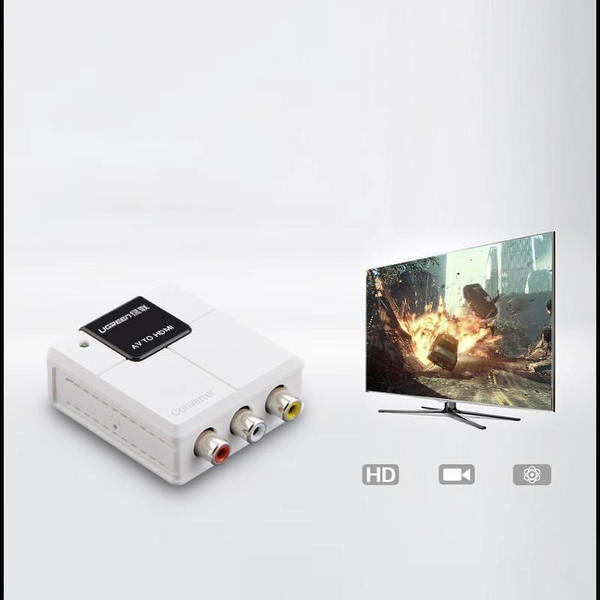Адаптер AV to HDMI Converter Black (40225) MB-87765 фото