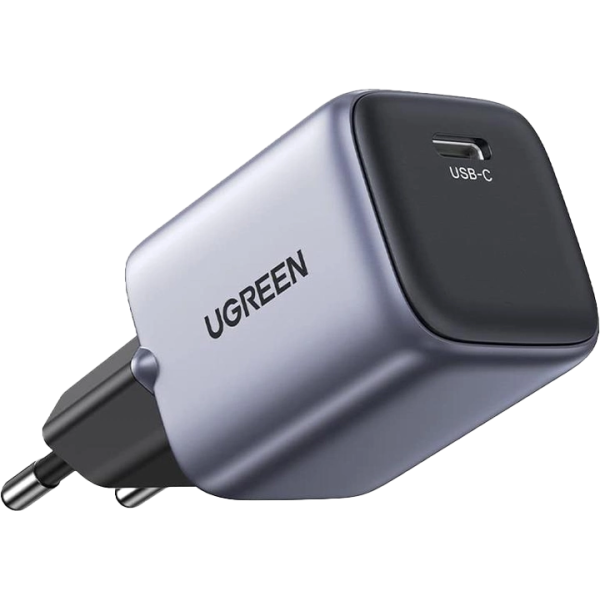 МЗП CD319 USB-C GaN Fast Charger 30W EU (сірий) (90666) MB-94068 фото