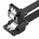 Кабель US217 SATA 3 Data Cable 0.5m черный (30796) MB-78830 фото 1