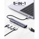 Хаб CM418 USB-C to 2*USB 3.0+HDMI+RJ45 Ethernet Adapter+PD (10919) MB-82312 фото 2