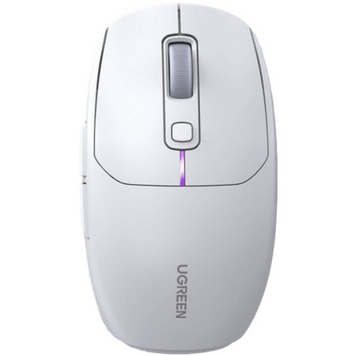 Бездротова миша MU103 Modes Mouse Wired&2.4 GHz&BT Type-C Charging 3-devices біла (15629) MB-94020 фото