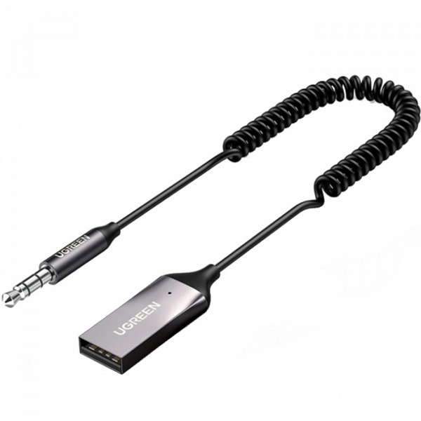 Bluetooth-адаптер CM309 Bluetooth Car Receiver Aux with Mic сірий (70601) MB-78800 фото