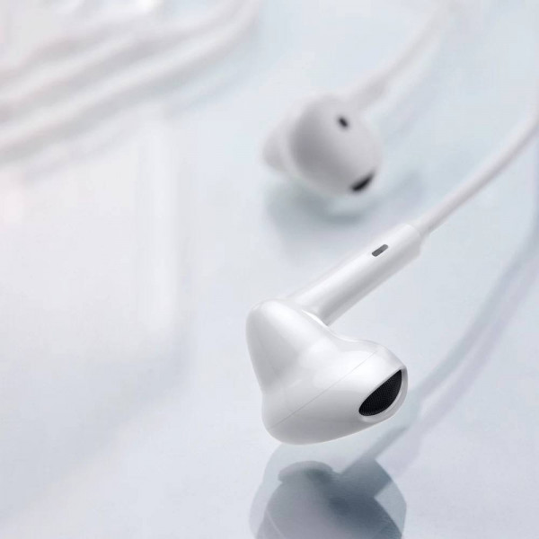 Наушники с микрофоном Wired Earphones with Type-C белые (60700) MB-92272 фото