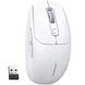 Бездротова миша MU103 Modes Mouse Wired&2.4 GHz&BT Type-C Charging 3-devices біла (15629) MB-94020 фото 2