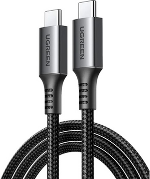 Кабель US567 USB-C to USB-C PD Fast Charging Cable 1 м черный (15373) MB-95440 фото