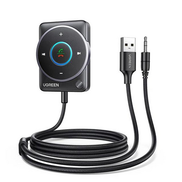 Адаптер CM723 AUX Bluetooth 5.4 з мікрофоном чорний (35002) MB-95448 фото
