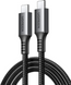 Кабель US567 USB-C to USB-C PD Fast Charging Cable 1 м черный (15373) MB-95440 фото 1