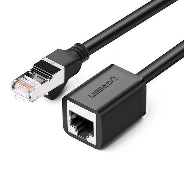 Кабель NW112 Cat 6 F/UTP Ethernet RJ45 Extension Male/Female Patch Cords 5m чорний (11283) MB-90376 фото