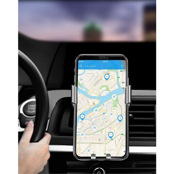 Крепление для телефонов LP130 Gravity Drive Air Vent Mount Phone Holder серый (50564) MB-87683 фото