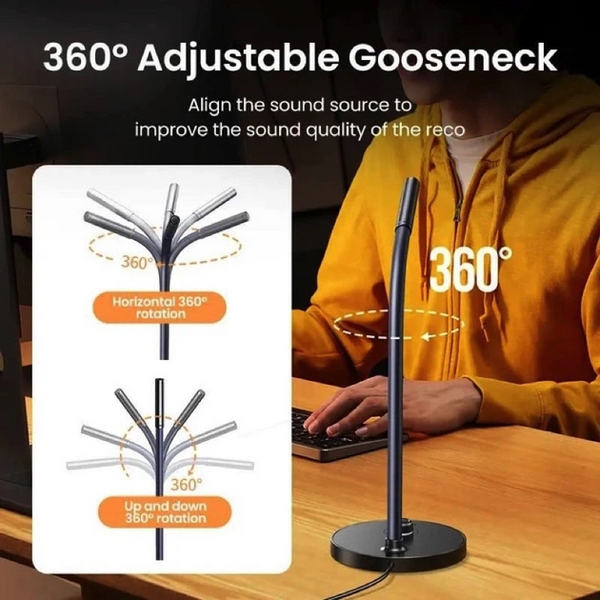 Настольный микрофон UGREEN CM564 Desktop USB Microphone (90416) MB-97884 фото