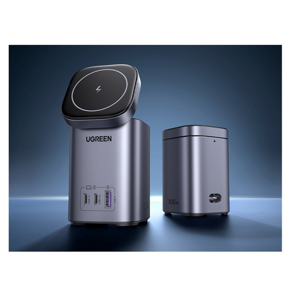 МЗП CD342 100W 2-in-1 GaN Charging Station EU сірий (15076) MB-94019 фото