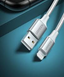 Кабель US199 Alu Case Braided Lightning Cable 1m (серый) (60161) MB-82289 фото 2